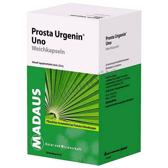 Проста Ургенін / Prosta Urgenin - Плоди сереної повзучої — упаковка препарату