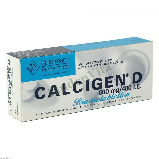 Кальциген / Calcigen - Кальцію карбонат Колекальциферол — упаковка препарату