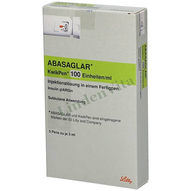 Абасаглар / Abasaglar - Инсулин гларгин — упаковка препарата