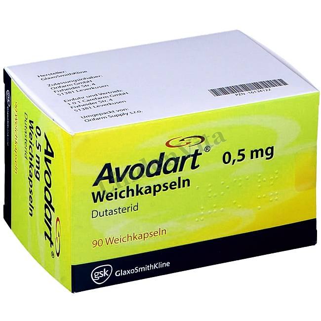 Аводарт / Avodart - Дутастерид — упаковка препарата