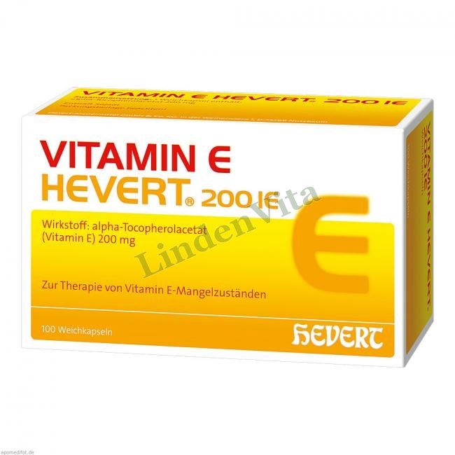 Вітамін E / Vitamin E - Вітамін Е (Токоферол) — упаковка препарату