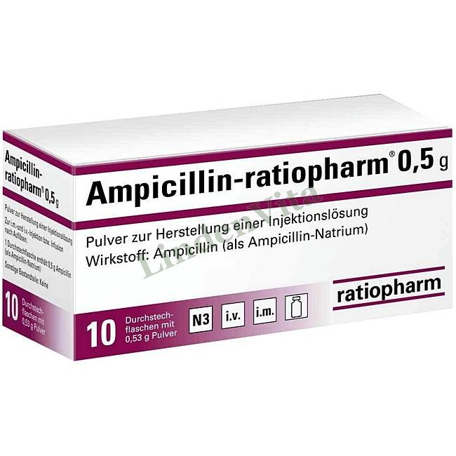 Ампіцилін / Ampicillin - Ампіцилін / Антибіотики — упаковка препарату