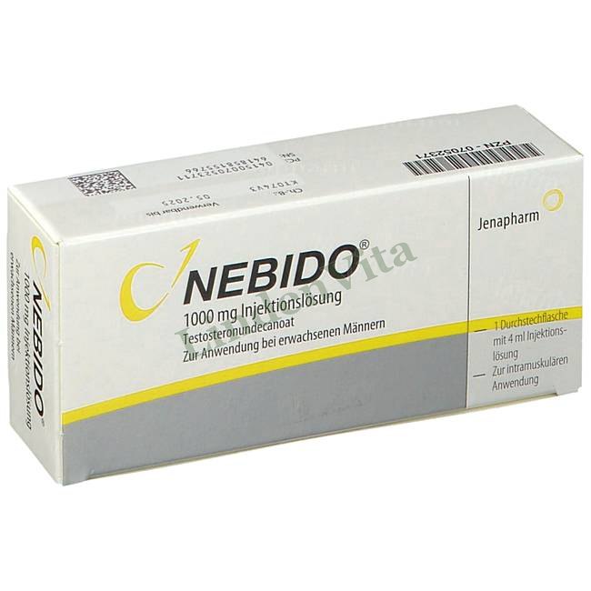 Небідо / Nebido - Тестостерон — упаковка препарату