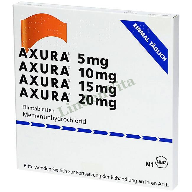 Аксура / Axura - Мемантин — упаковка препарату