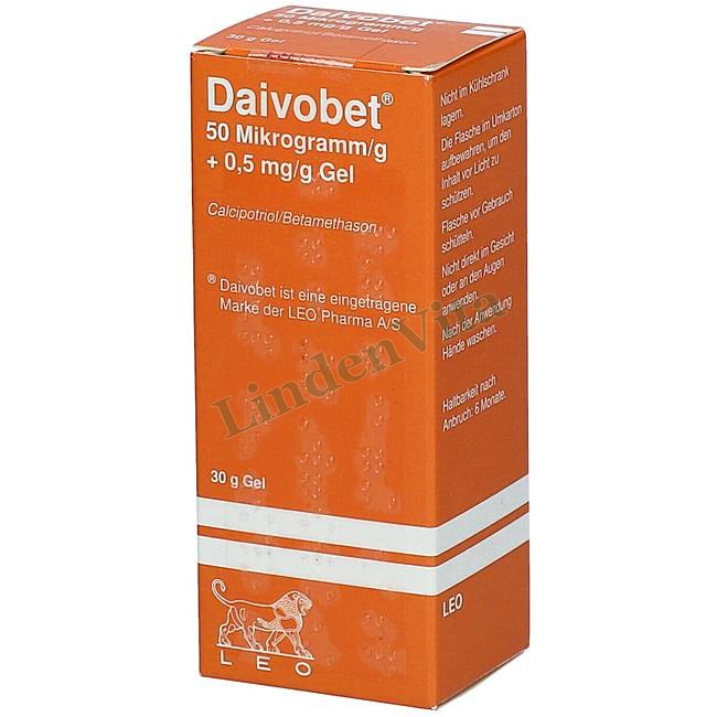 Дайвобет / Daivobet - Кальципотриол + Бетаметазон / Кожные заболевания — упаковка препарата