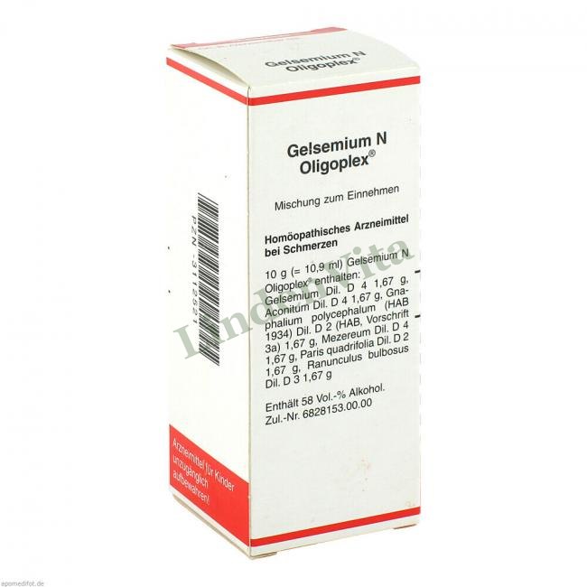 Гельсеміум / Gelsemium — упаковка препарату
