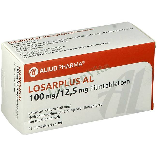 Лосарплюс / Losarplus - Лозартан + Гідрохлоротіазид — упаковка препарату