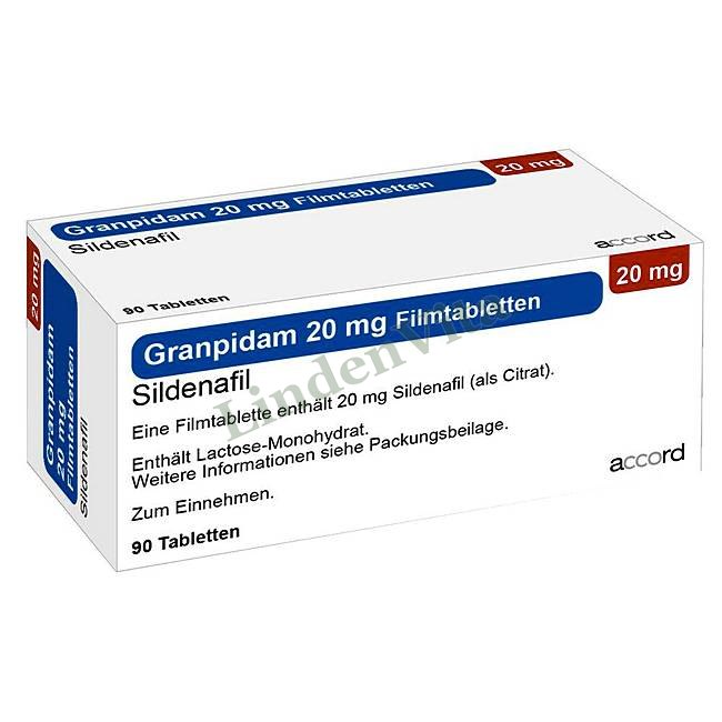 Гранпідам / Granpidam - Силденафіл — упаковка препарату