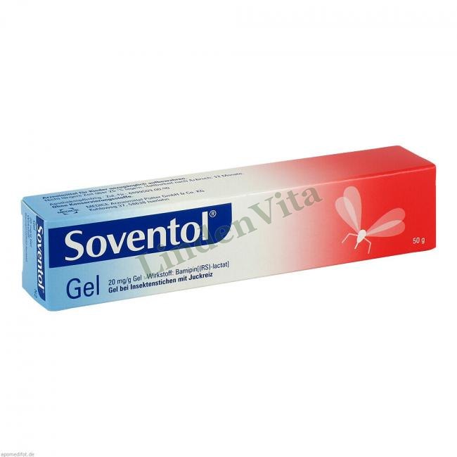 Совентол / Soventol - Баміпін / Шкірні захворювання — упаковка препарату