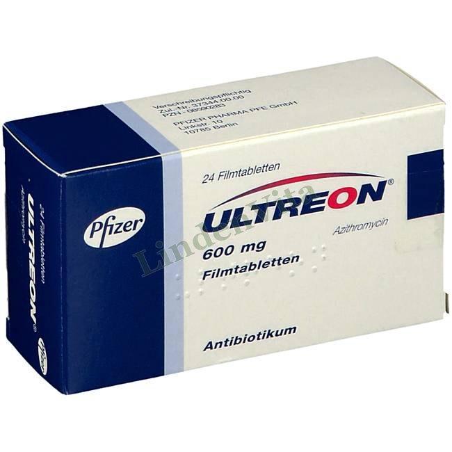 Ультреон / Ultreon - Азитроміцин — упаковка препарату