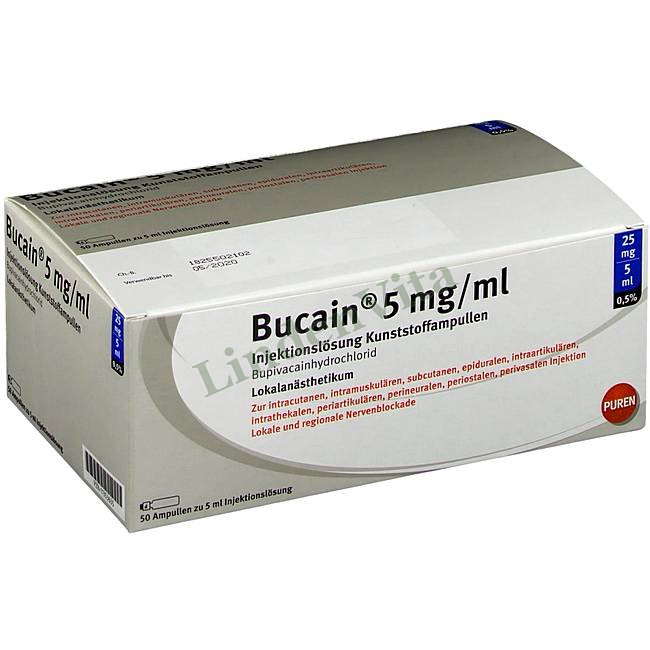 Букаїн / Bucain - Бупівакаїн — упаковка препарату