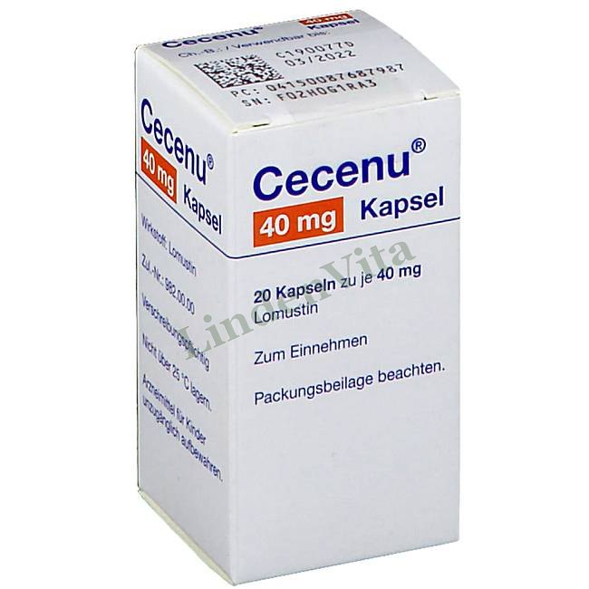 Цецену / Cecenu - Ломустин — упаковка препарата
