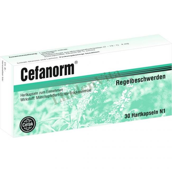 Цефанорм / Cefanorm - Плоди цнотливого дерева — упаковка препарату