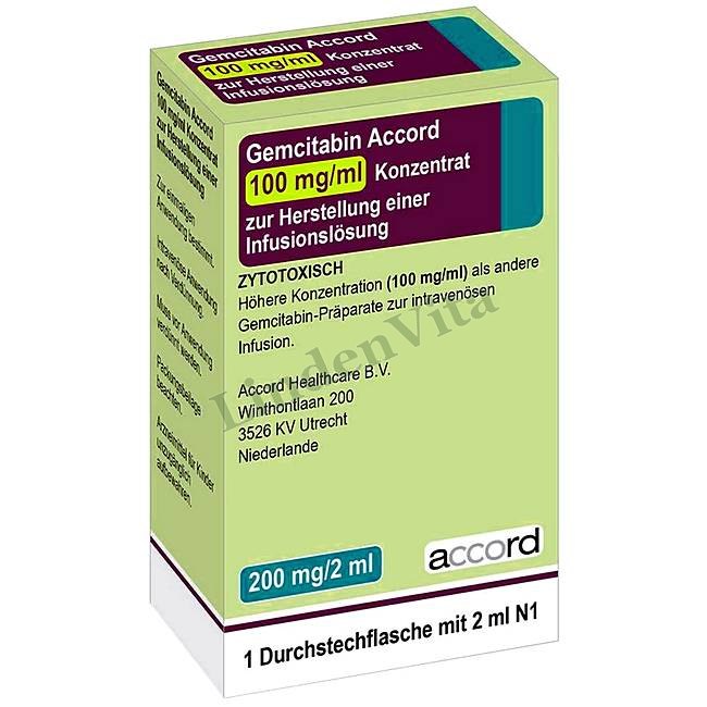 Гемцитабін / Gemcitabin - Гемцитабін — упаковка препарату