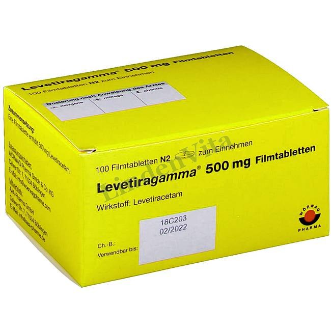 Леветирагамма / Levetiragamma - Леветирацетам — упаковка препарату
