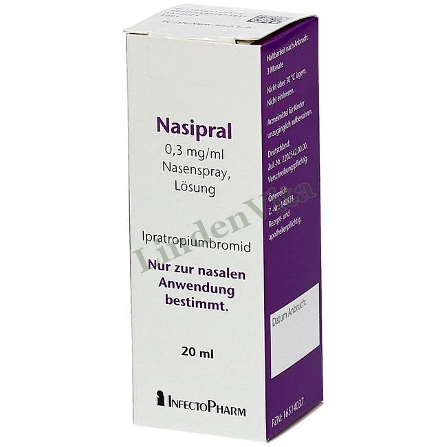 Назипрал / Nasipral - Ипратропия бромид — упаковка препарата