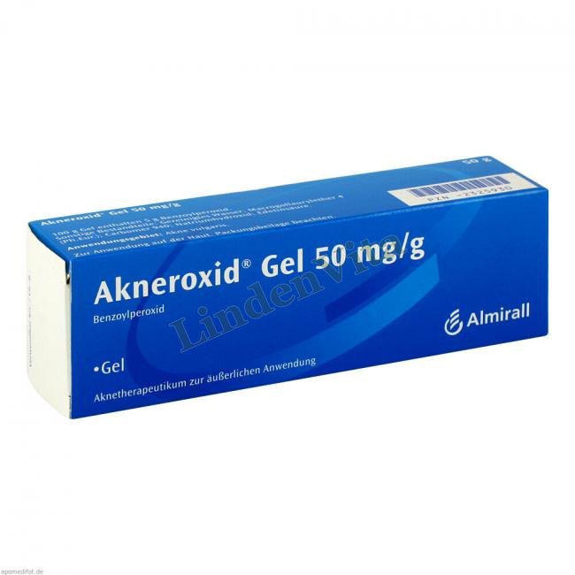 Акнероксид / Akneroxid - Бензоил пероксид — упаковка препарата