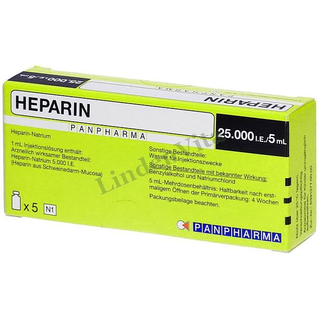 Гепарин / Heparin - Гепарин / Холестерин і тромбоз — упаковка препарату