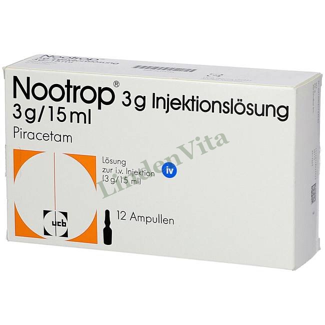Ноотроп / Nootrop - Пірацетам — упаковка препарату