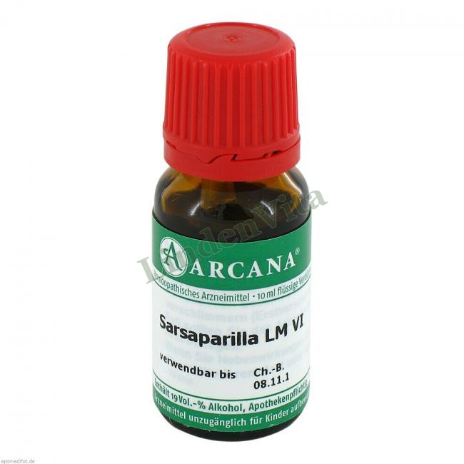 Сарсапарилла / Sarsaparilla — упаковка препарату