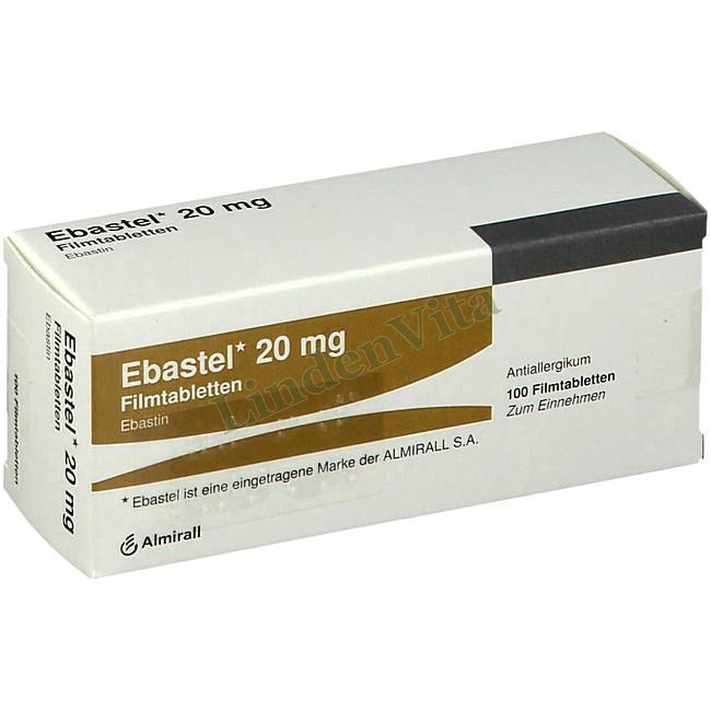 Ебастел / Ebastel - Ебастин — упаковка препарату