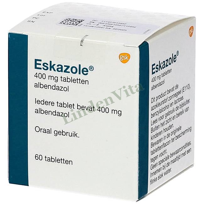 Эсказол / Eskazole - Альбендазол — упаковка препарата