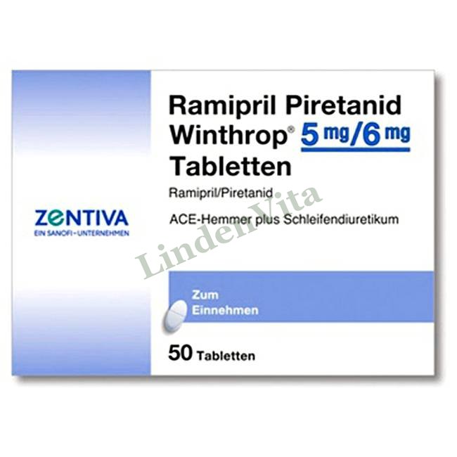 Раміприл / Ramipril - Раміприл + Піретанід / Від тиску — упаковка препарату