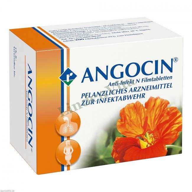 Ангоцин / Angocin - Растительные вещества — упаковка препарата