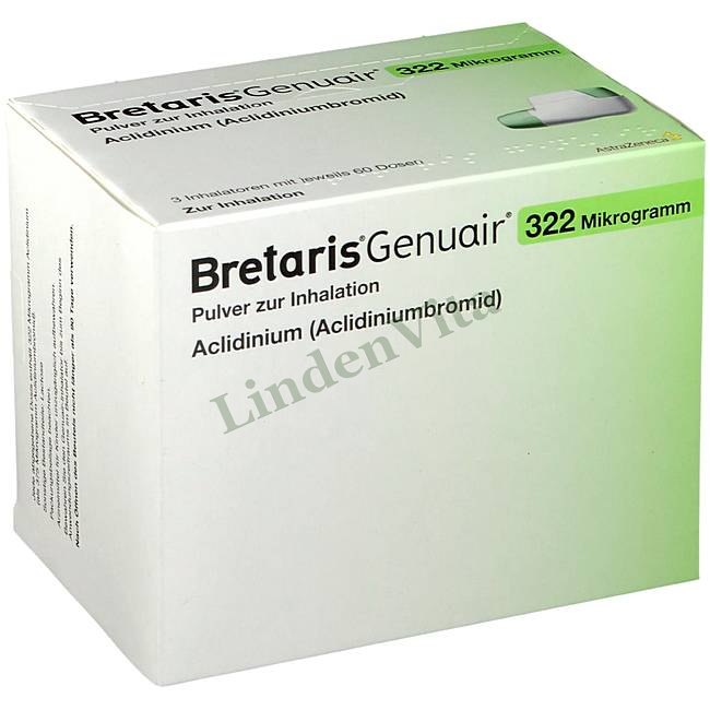 Бретаріс / Bretaris - Аклідинію бромід — упаковка препарату