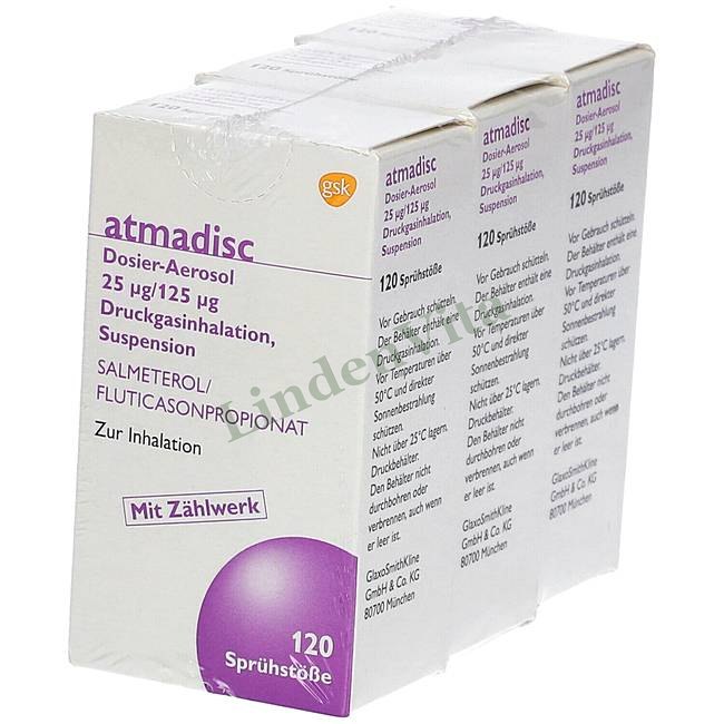 Атмадиск / Atmadisc - Сальметерол + Флутиказон — упаковка препарата
