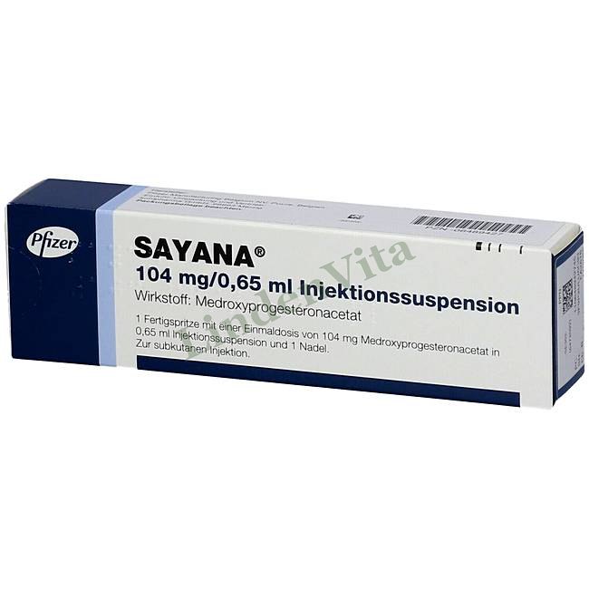 Саяна / Sayana - Медроксипрогестерон — упаковка препарату