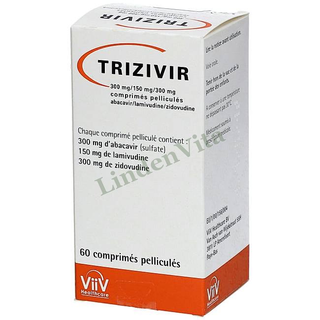 Тризивір / Trizivir - Зидовудин Ламівудин Абакавір — упаковка препарату