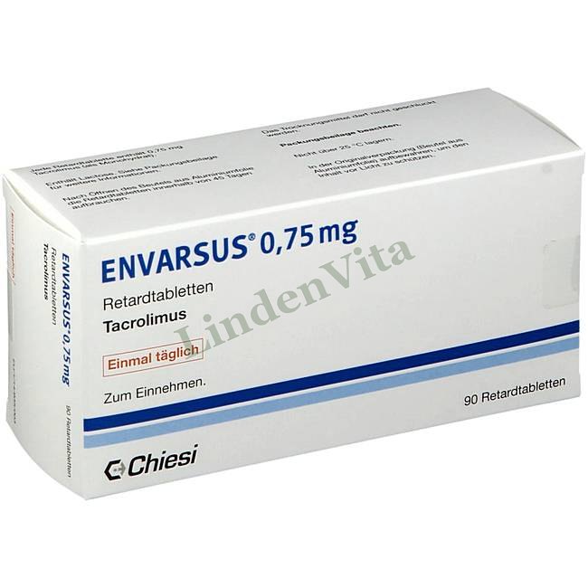 Энварсус / Envarsus - Такролимус — упаковка препарата